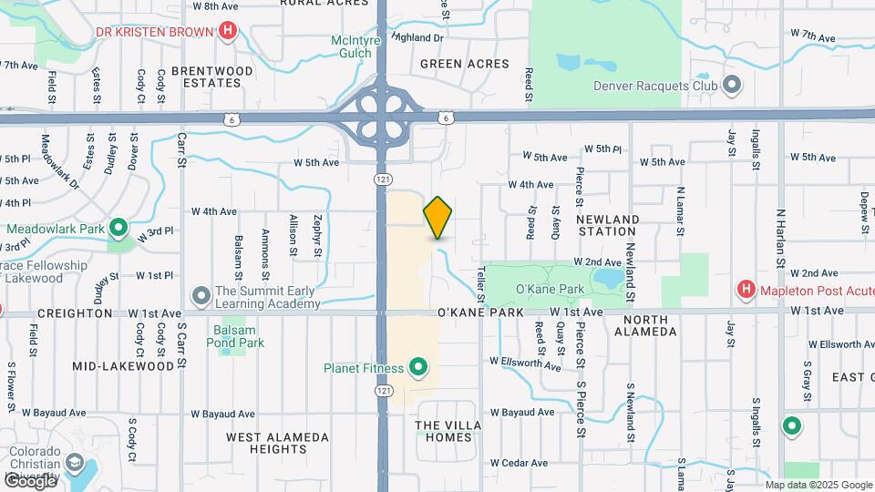 7382 W 3rd Ave Map and Location Details
