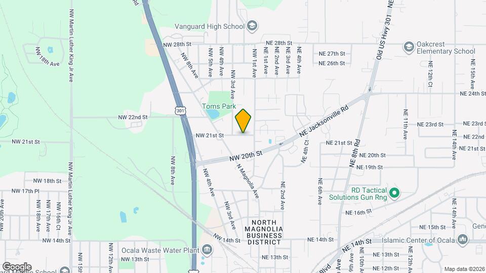 202 NW 21st Ave Map and Location Details