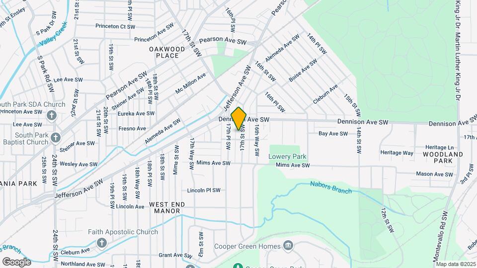 1340 17th St SW Map and Location Details