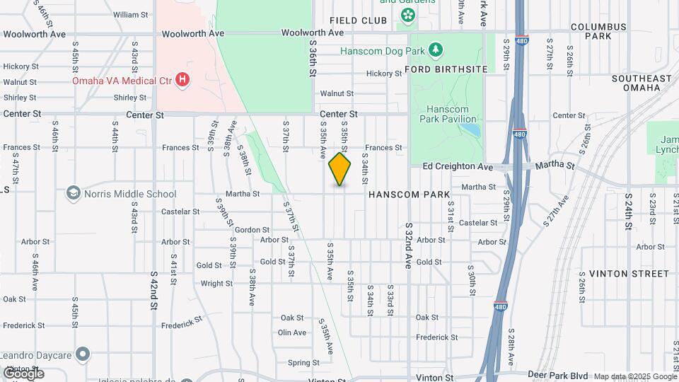 2154 S 35th St Map and Location Details