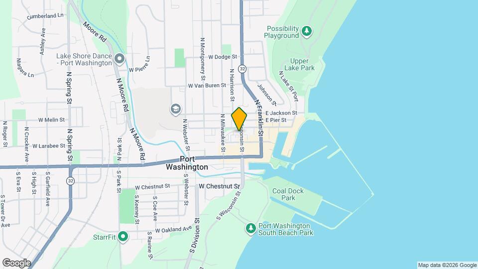 215 N Wisconsin St Map and Location Details