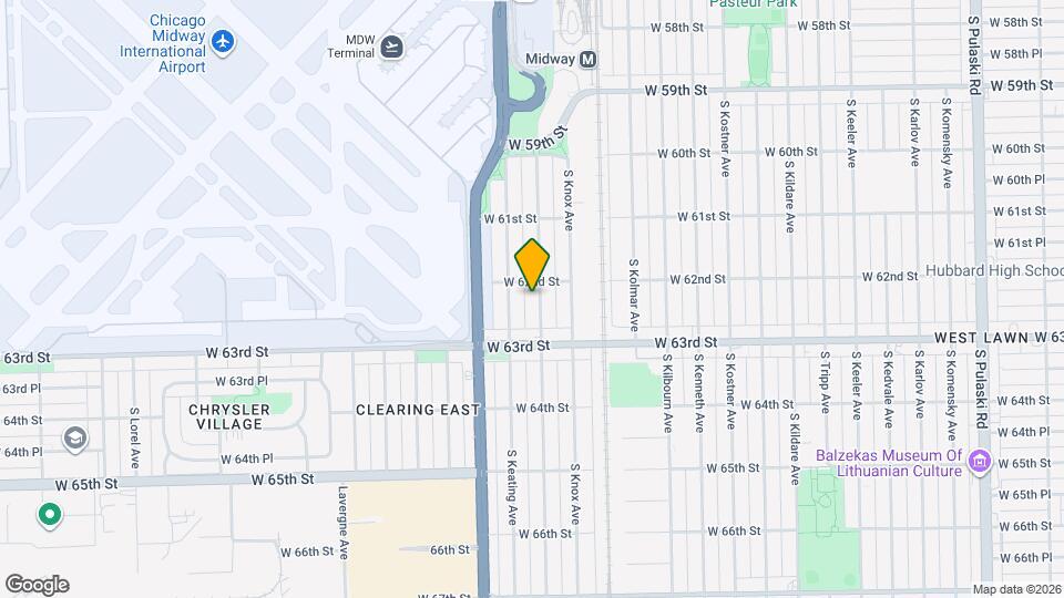 6214 S Kilpatrick Ave Map and Location Details