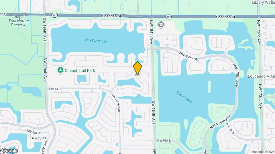 2121 NW 184th Way Map and Location Details