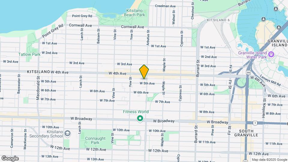 2101 W 5th Ave Map and Location Details
