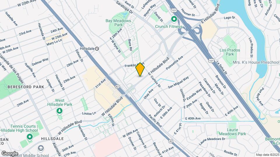 57 E Hillsdale Blvd Map and Location Details