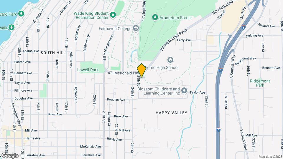 817 25th St Map and Location Details