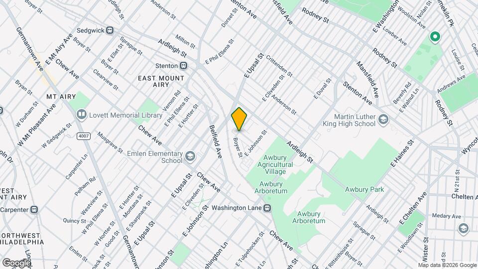 906 E Cliveden St, Unit A101 Map and Location Details