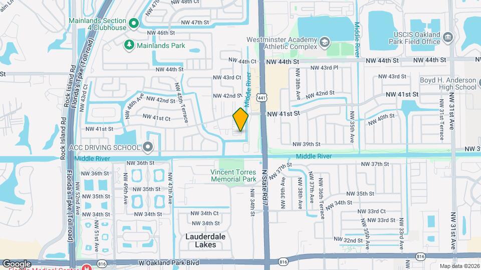 3940 NW 42nd Ave Map and Location Details