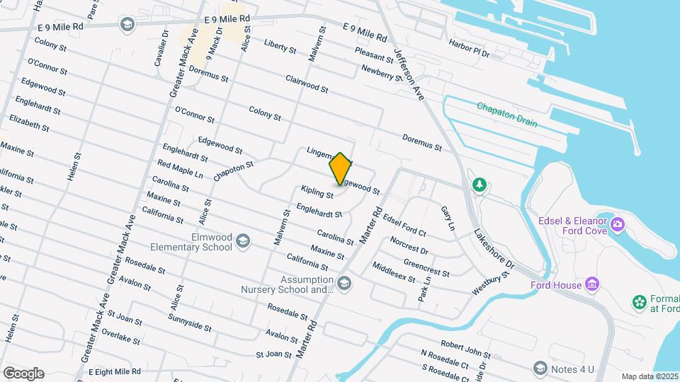 23025 Kipling St Map and Location Details