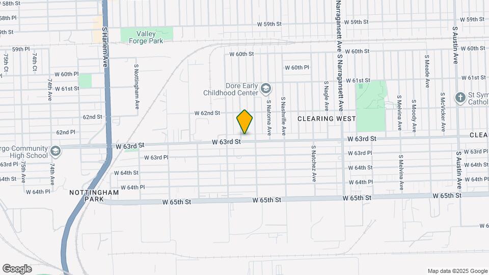 6722 W 63rd St Map and Location Details