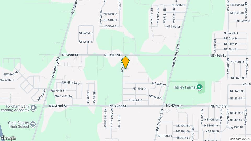 4701 NE 7th Ave Map and Location Details