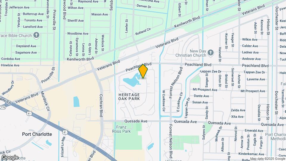 19375 Water Oak Drive Map and Location Details