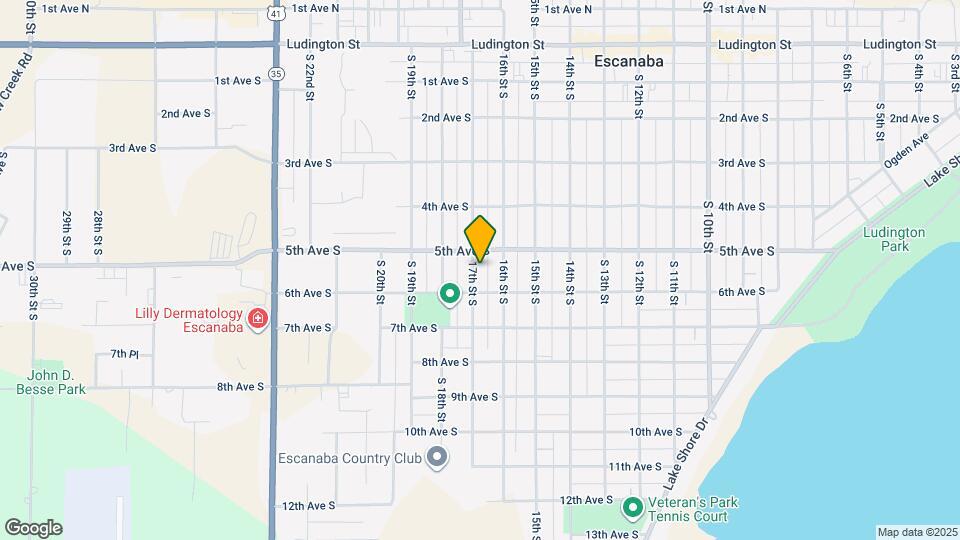 611 S 17th St, Unit 611 Lower Map and Location Details