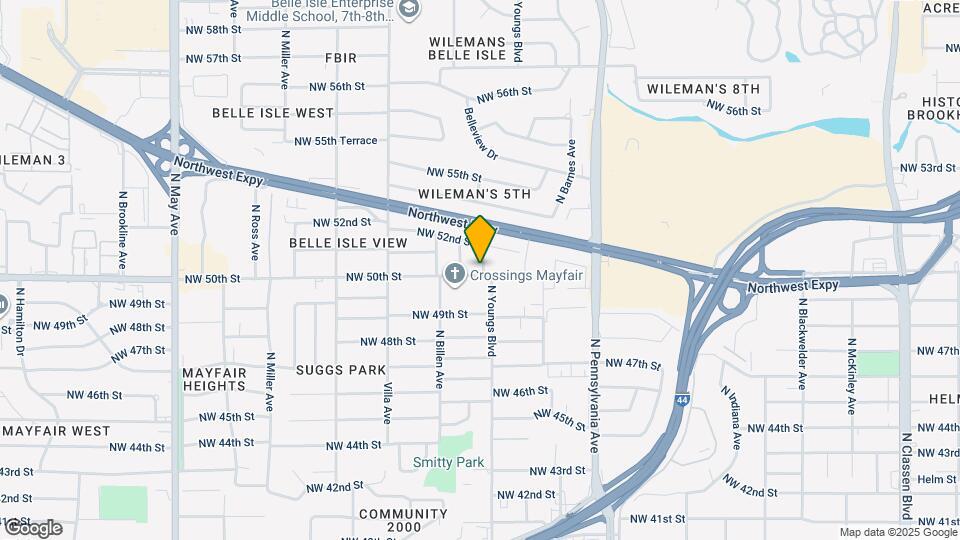5101 N Youngs Blvd Map and Location Details