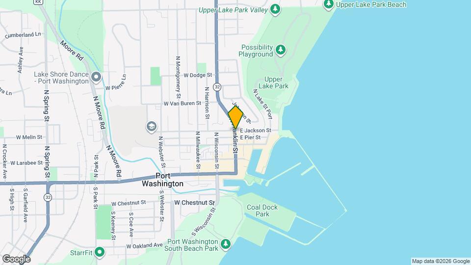 320 N Franklin St, Unit 320 N Franklin St, 2nd Floor Apt Map and Location Details