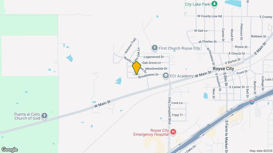 1016 Brookhaven Mapa y Detalles de la Ubicación