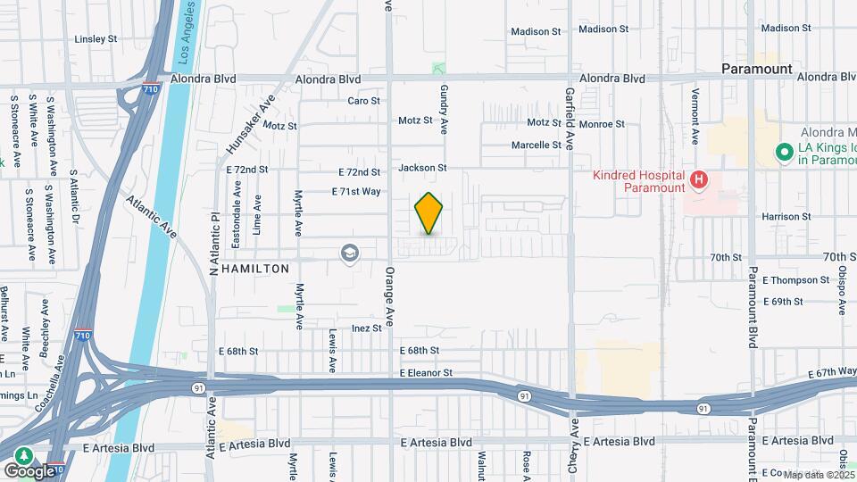 16710 Orange Ave Mapa y Detalles de la Ubicación