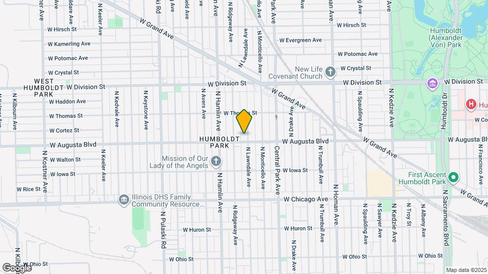 1006 N Lawndale Ave Map and Location Details