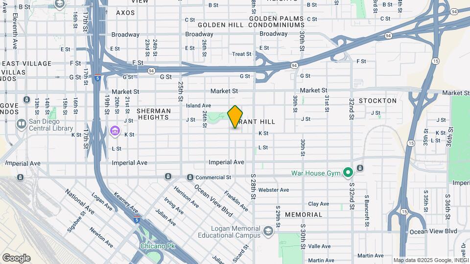 2724 K St Map and Location Details