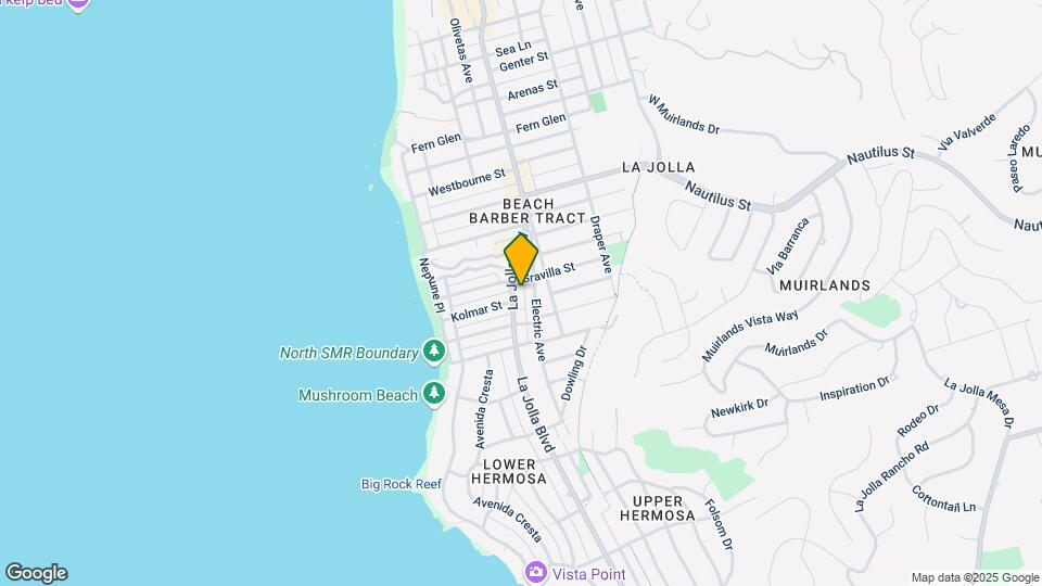 La Jolla Crest Mapa y Detalles de la Ubicación