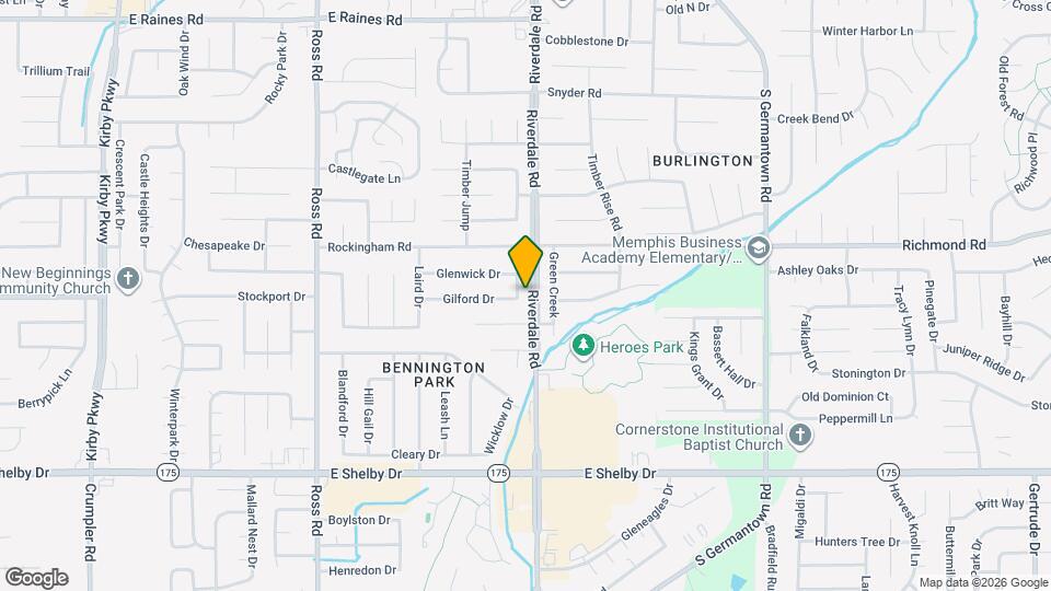 4484 Westbury Dr Map and Location Details