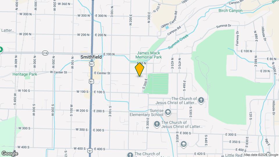 248 E Center St, Unit A Map and Location Details