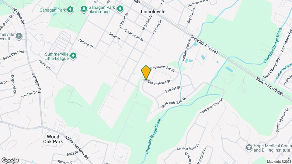 156 Coosawatchie St Map and Location Details