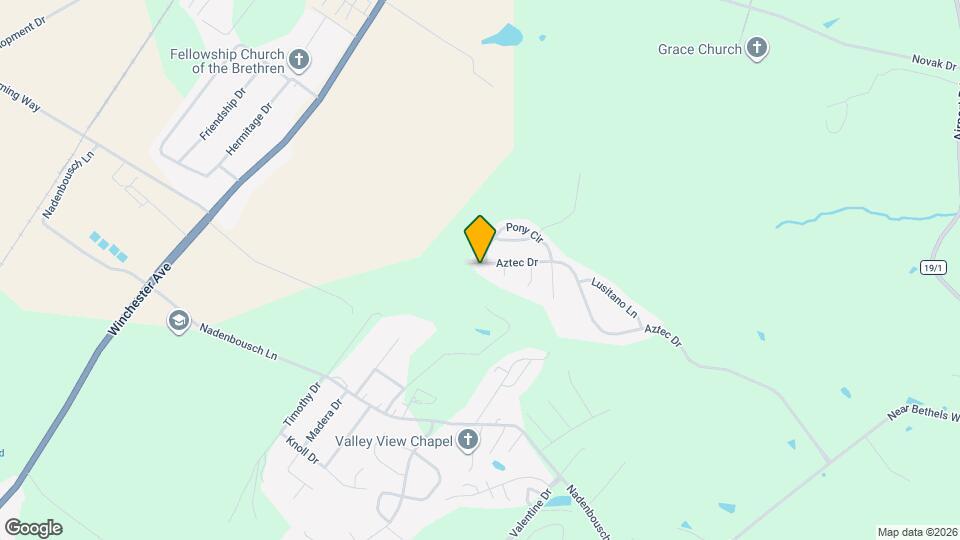 1029 Aztec Dr Map and Location Details