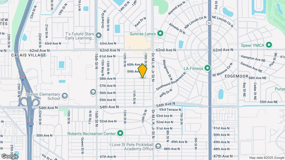5750 10th St N Map and Location Details