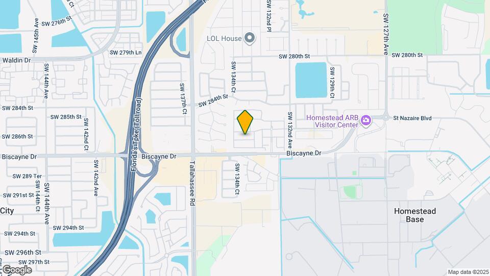 13379 SW 287th St Map and Location Details