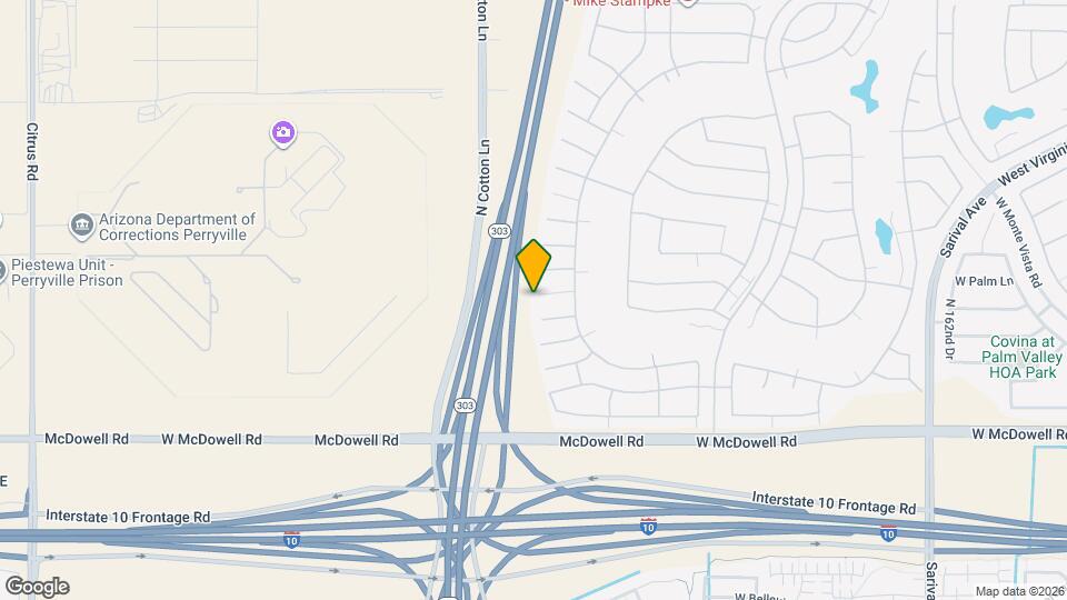 16961 W Holly St Map and Location Details