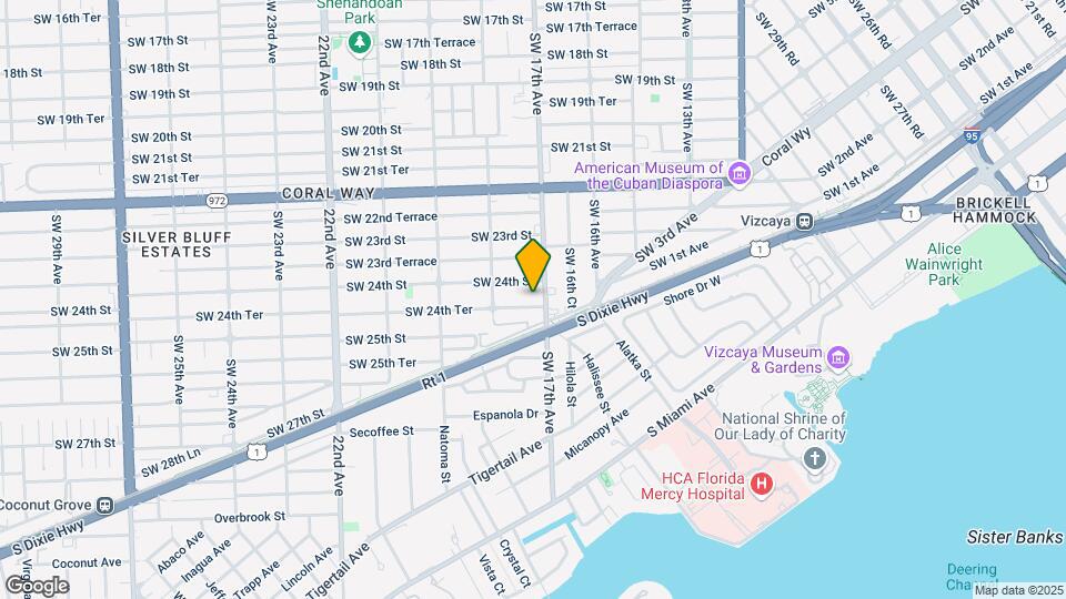 1721 SW 24th Ter Map and Location Details