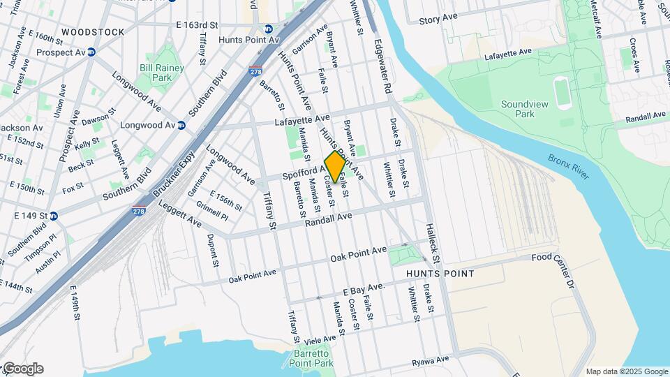 644 Coster St Map and Location Details