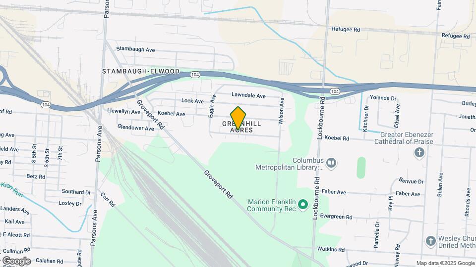 812 Glendower Ave Map and Location Details