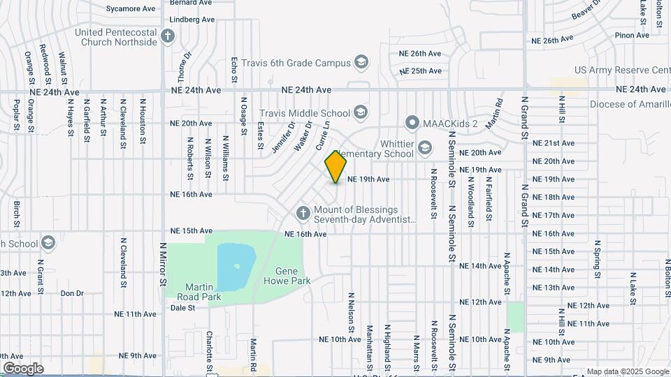 1815 Darden St Map and Location Details