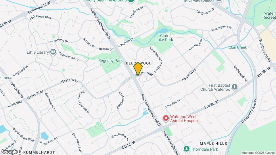 433 Keats Way Map and Location Details