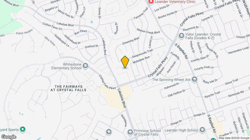 1601 Lions Den Map and Location Details