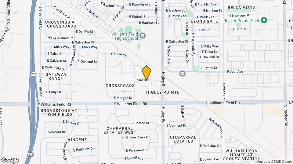 3087 E Erie St Map and Location Details