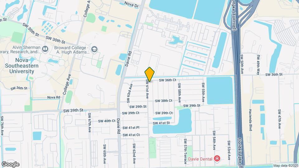 3672 SW 61st Ave Map and Location Details