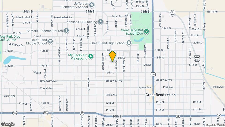 2514 17th St Map and Location Details