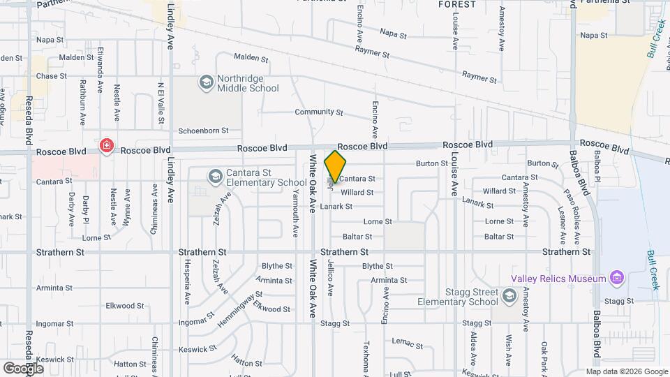 17631 Willard St Map and Location Details