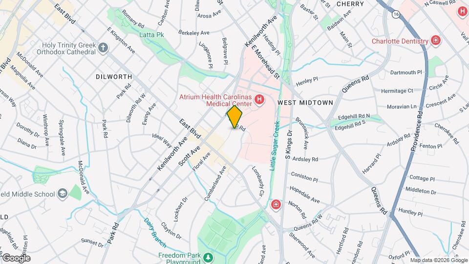 1617 Fountain View St Map and Location Details