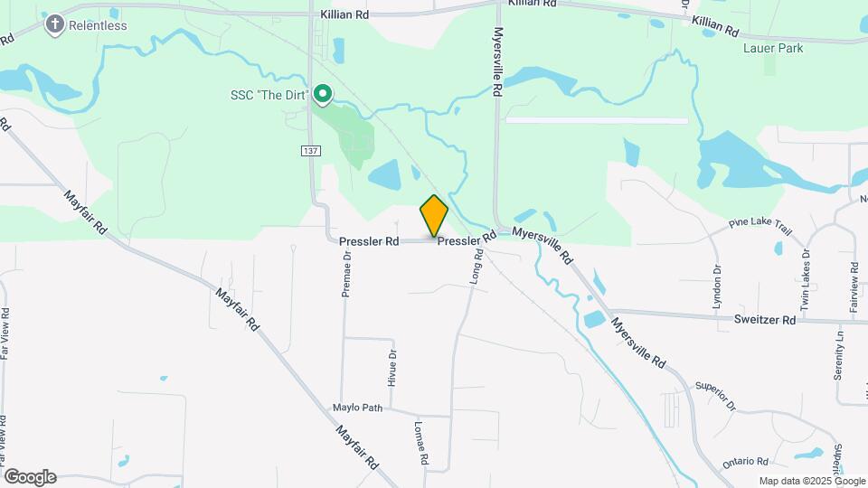 2934 Pressler Rd Map and Location Details