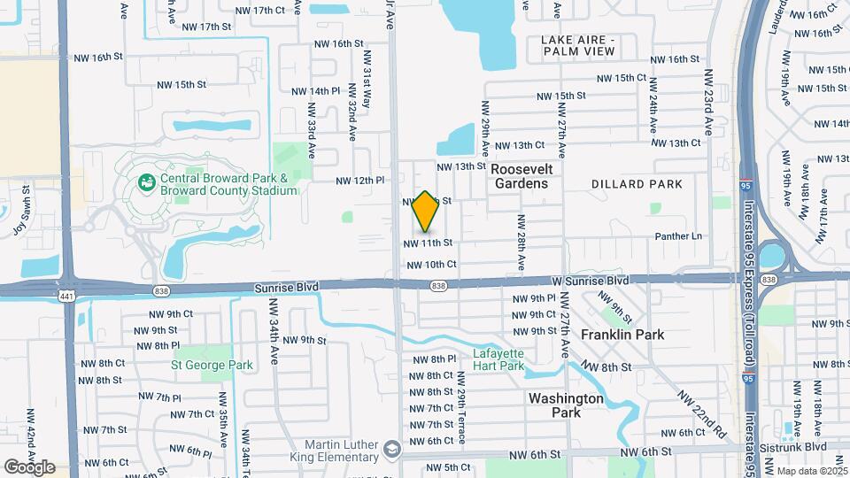 3013 NW 11 St Map and Location Details
