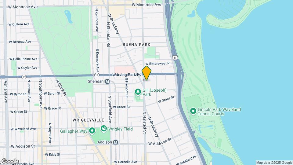3931 N Clarendon Ave Map and Location Details