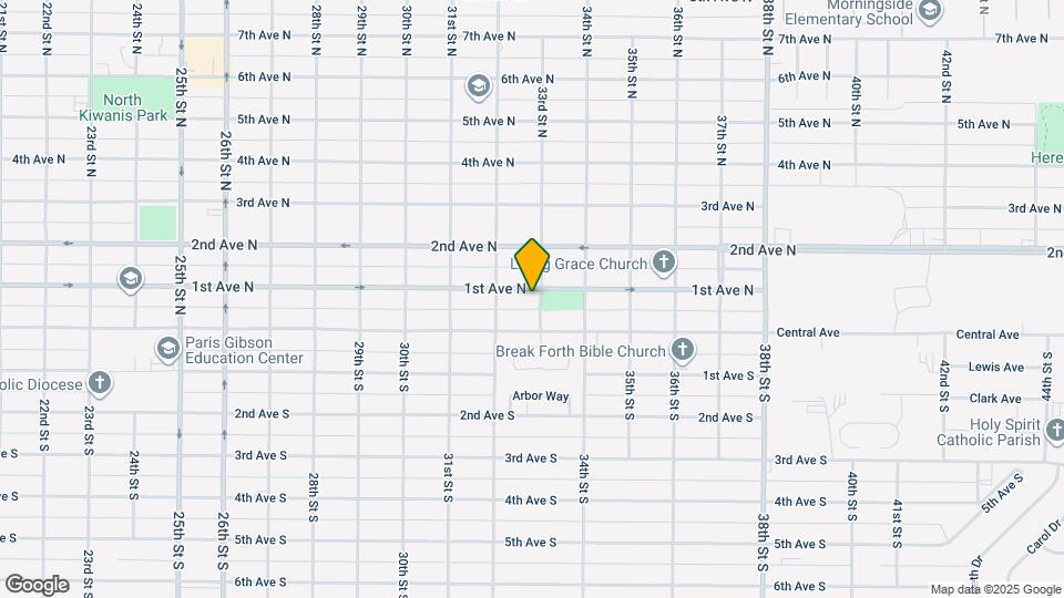 22 33rd St N Map and Location Details
