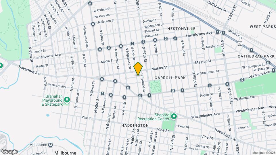 1321 N 60th St Map and Location Details