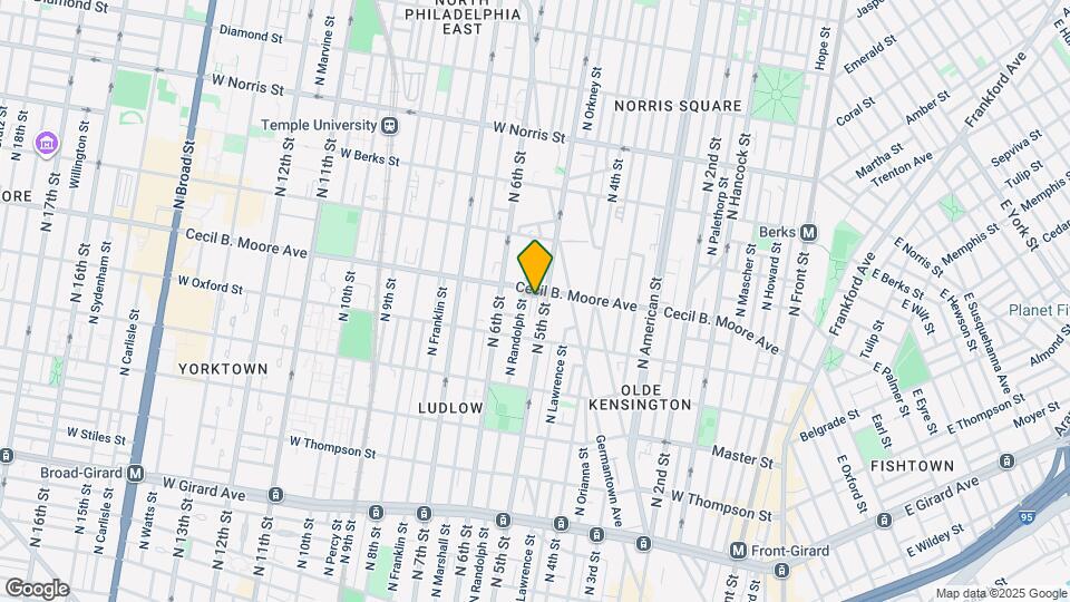 1640 N 5th Ct Map and Location Details