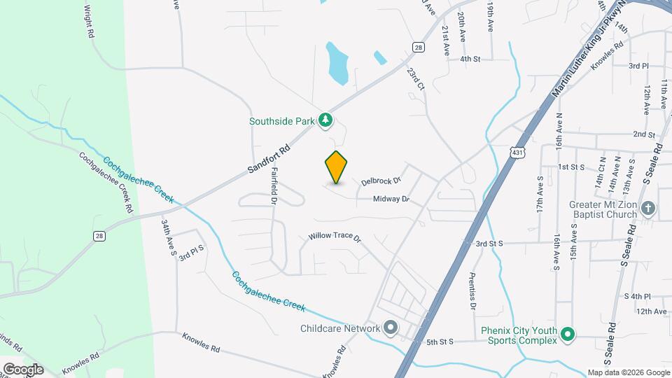 2408 Midway Dr Map and Location Details