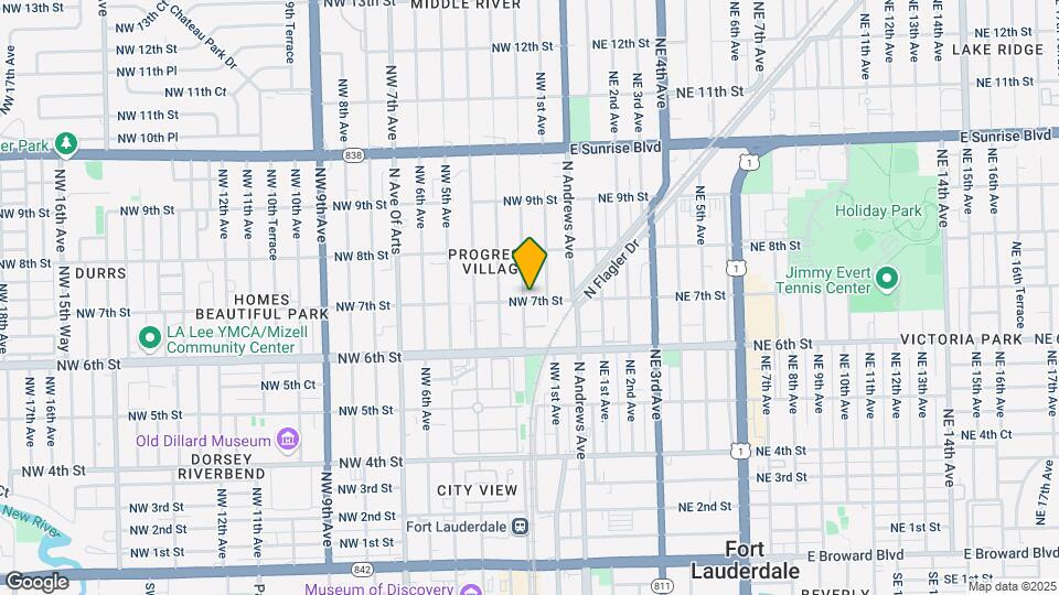 700 NW 2nd Ave-Unit -1 Mapa y Detalles de la Ubicación